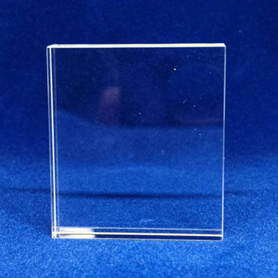 Uncoated sapphire rectangular window